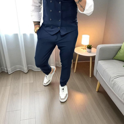 Fato slim ,cor azul   rf 34