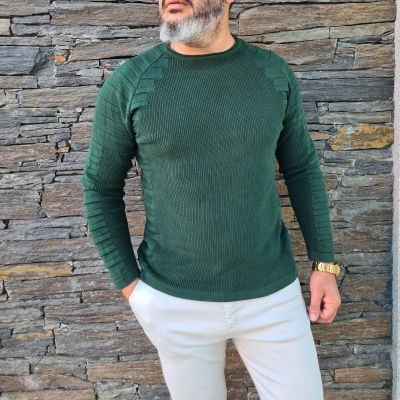 Camisola tricô ,verde