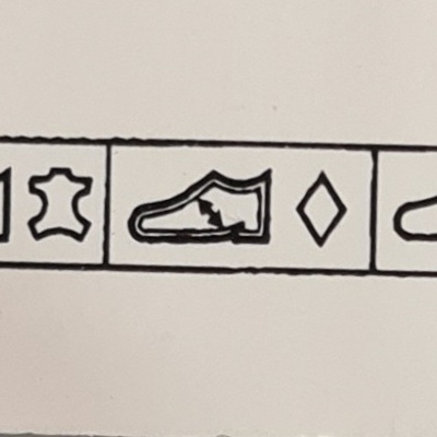 Ícones de materiais de calçado em preto sobre fundo branco