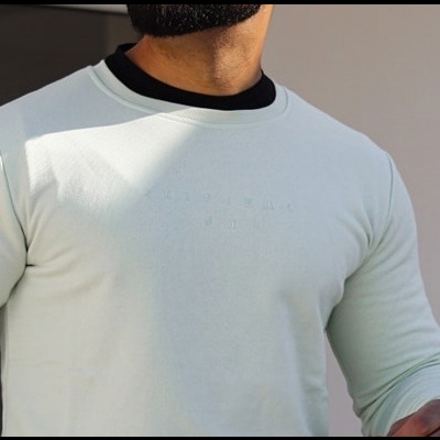 Camisola Algodão verde claro