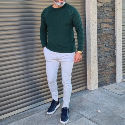 Camisola tricô ,verde