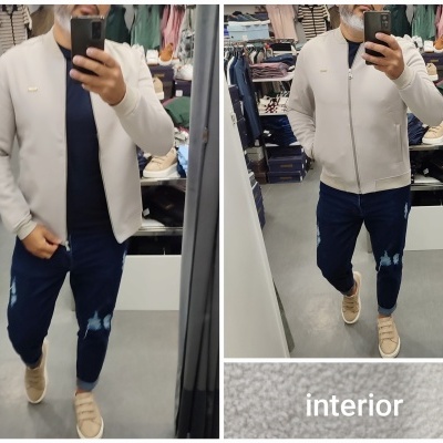 Blusão Quentinho, cinza gelo