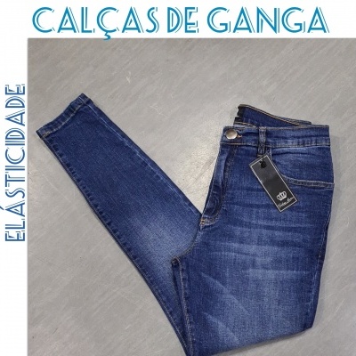 calças de ganga com elasticidade