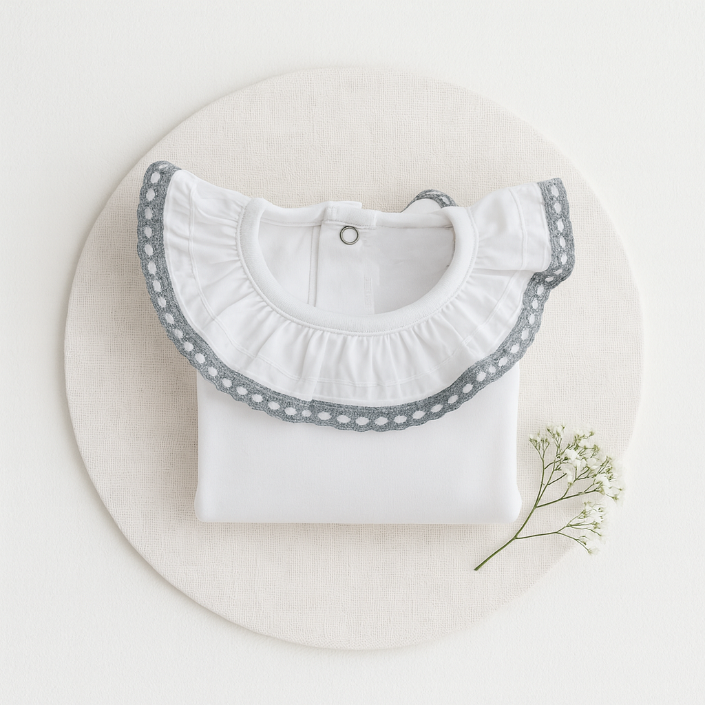 Body Folho Inverno Cinza