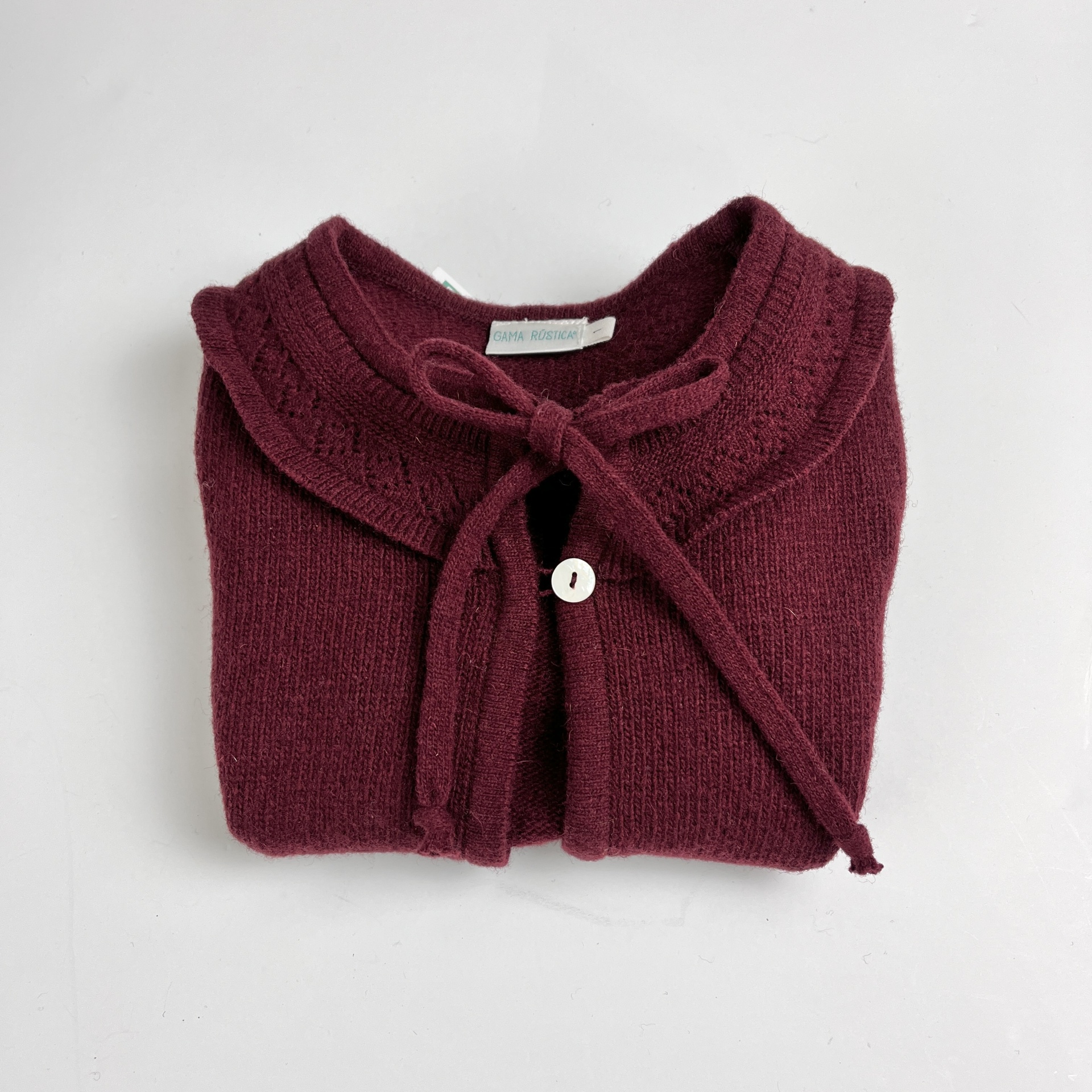 Casaco Inverno Gola Folho Bordeaux