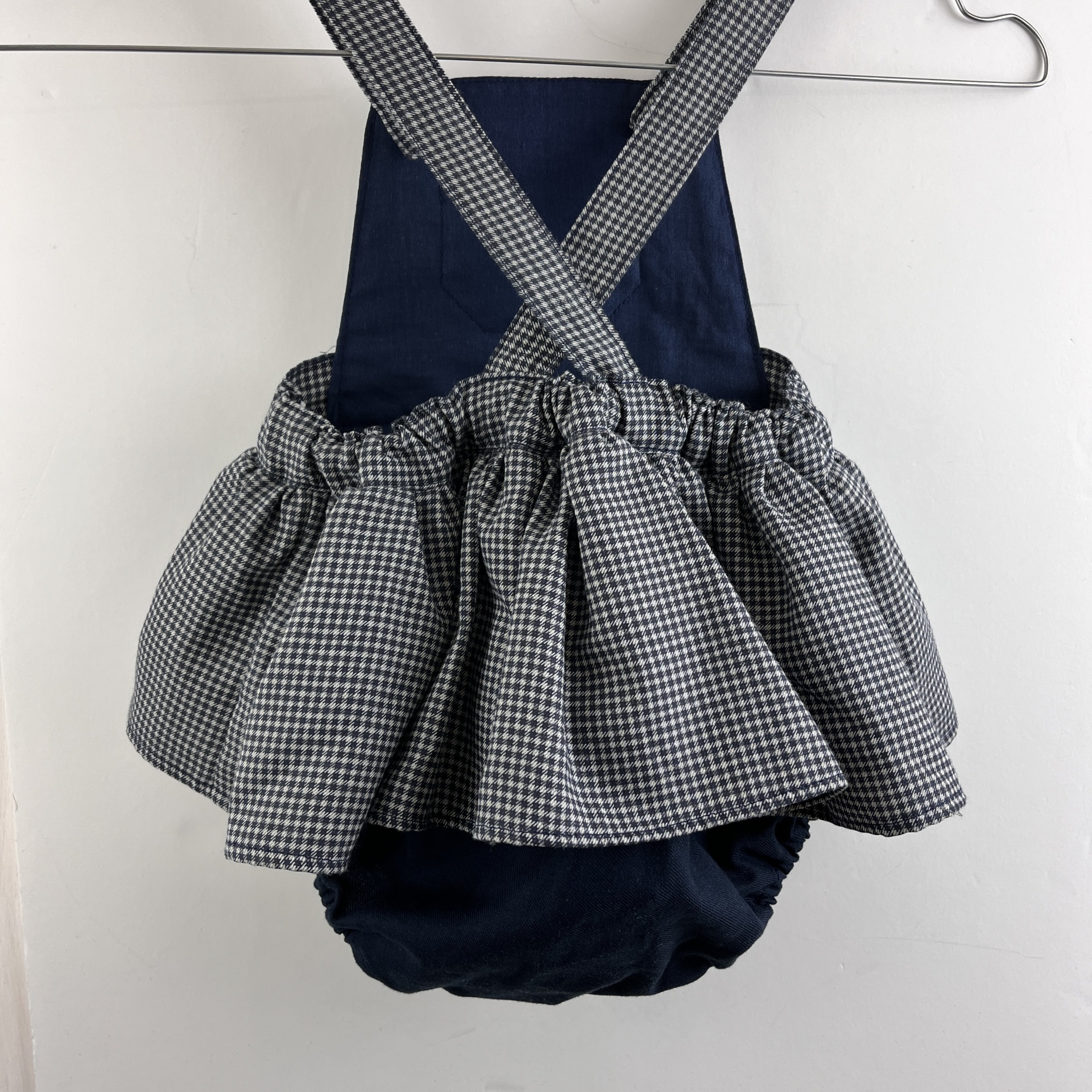 Fofo Saia Azul e Vichy