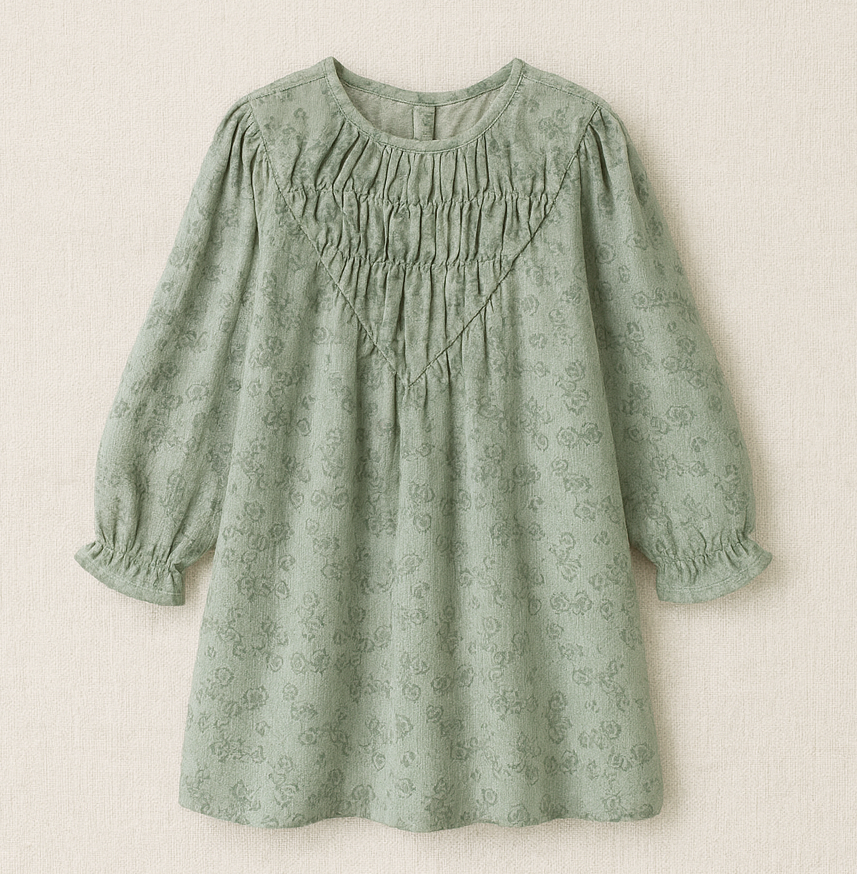 Vestido Floral Verde