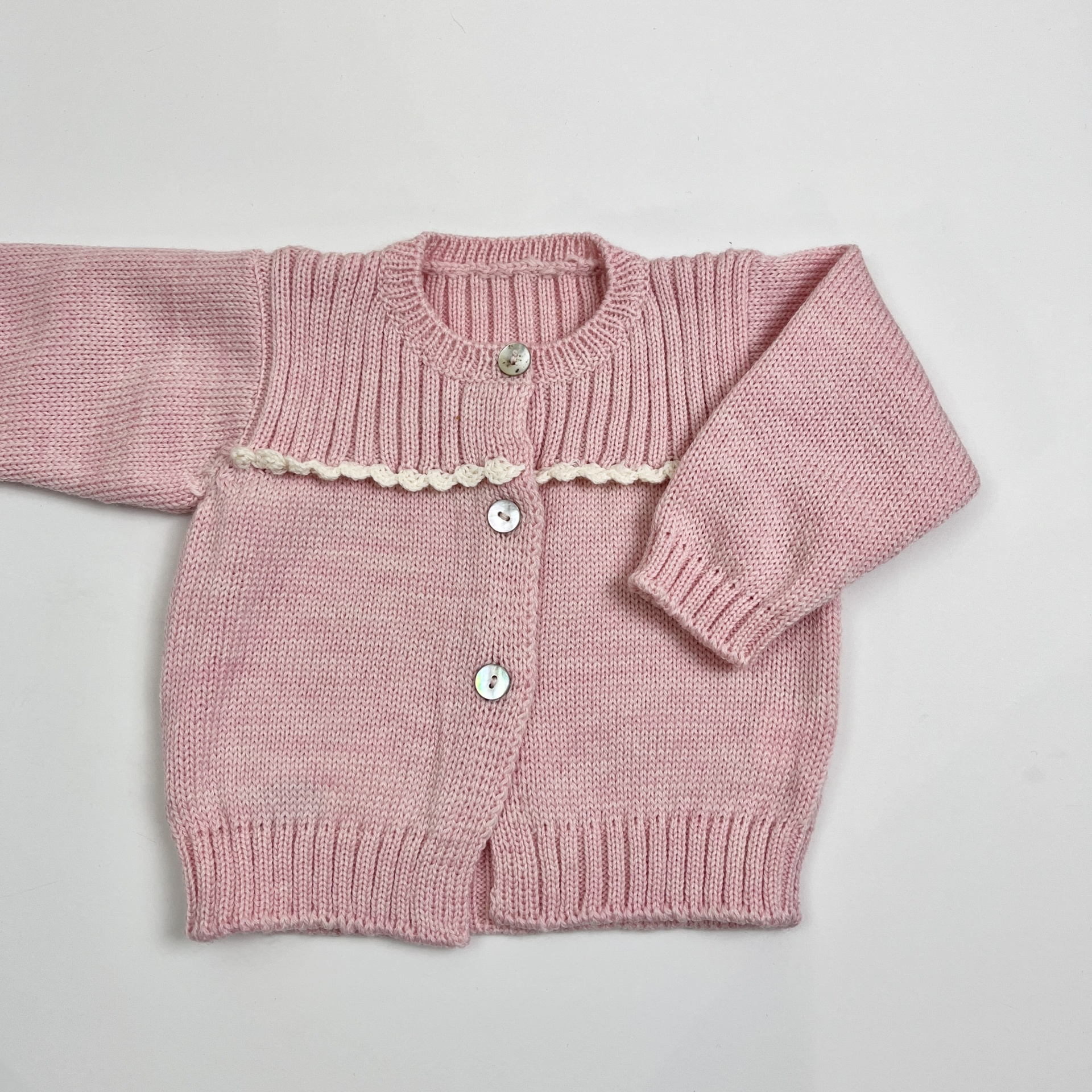 Casaquinho Lã Rosa