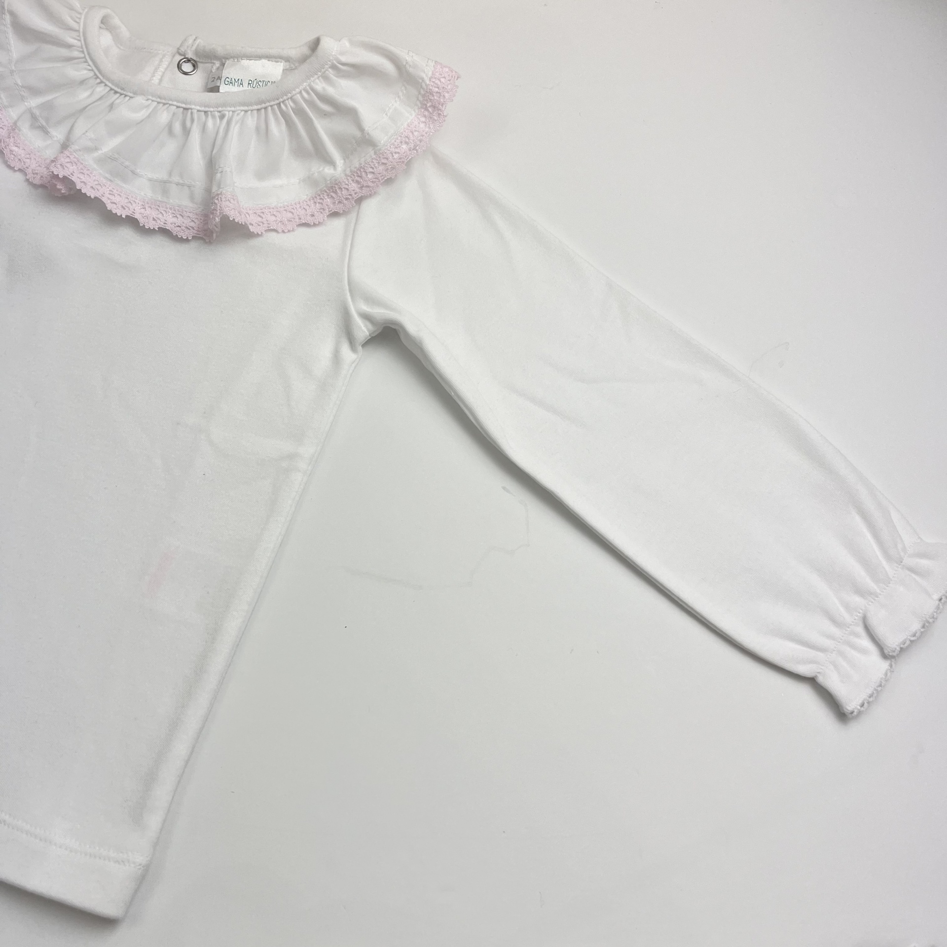 Camisola Inverno Folho Rosa