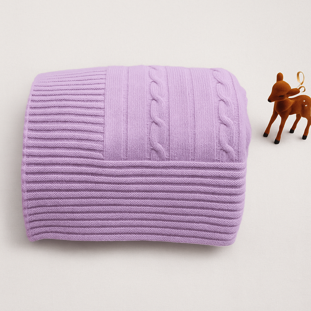 Mantinha de Inverno Rosa