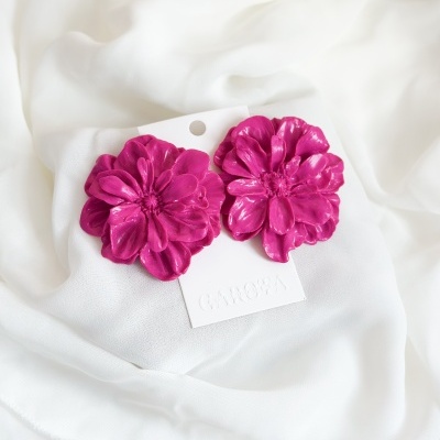 Flores Gigantes - rosa forte