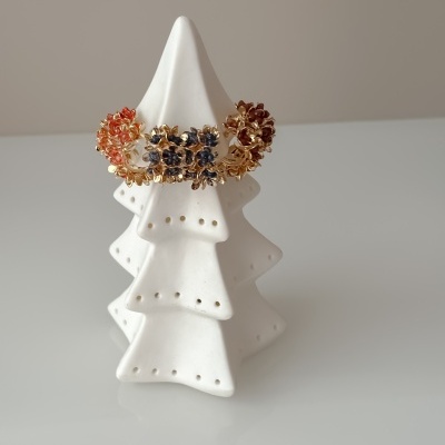 Argolas floridas pequenas