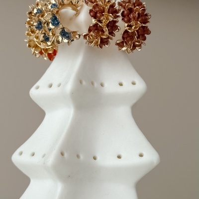 Argolas floridas pequenas