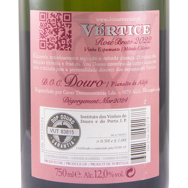 Espumante Vértice Bruto Rosé Espumante Vértice Bruto Rosé