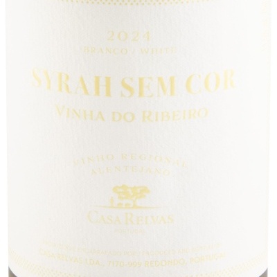 Casa Relvas Syrah Sem Cor Branco 2024