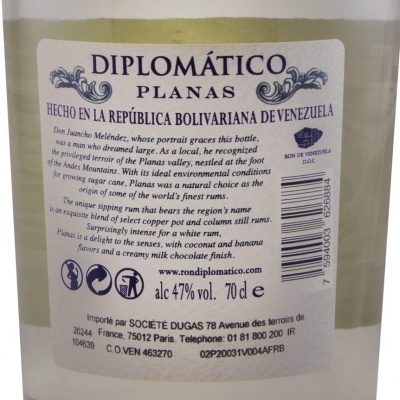 Rum Diplomático Planas