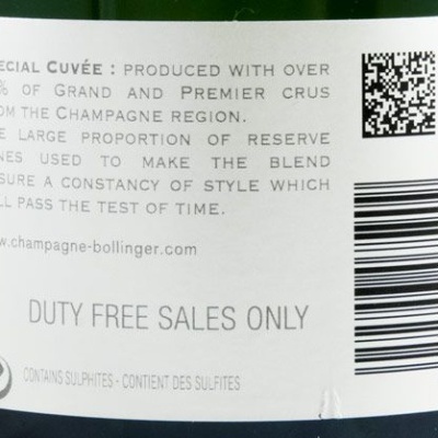 Champagne Bollinger Special Cuvée Bruto