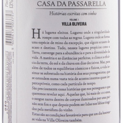 Casa da Passarella Villa Oliveira Vinha do Províncio Branco 2019