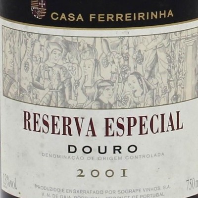 Casa Ferreirinha Reserva Especial Tinto 2001