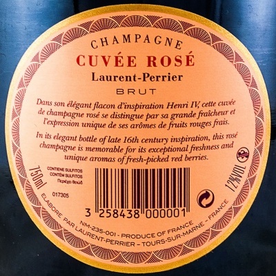 Champagne Laurent Perrier Cuveé Rosé Brut