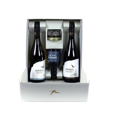 Conjunto Arribas do Douro tinto e Branco com Azeite e Pasta de Azeitona