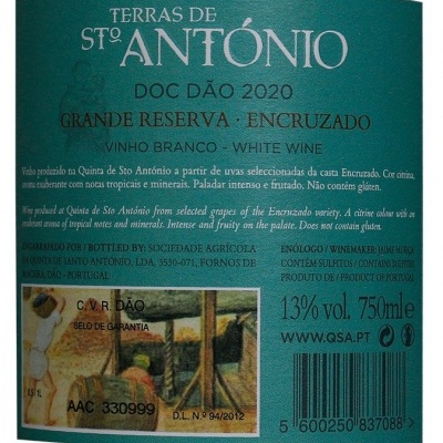 Terras de Santo António Encruzado Grande Reserva Branco 2020