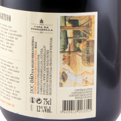 Espumante Casa da Passarella O Fugitivo Baga Bruto