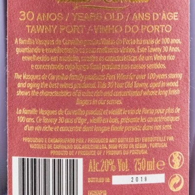 Porto Vasques de Carvalho Tawny 30 anos