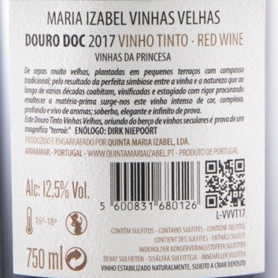 Maria Izabel Vinhas Velhas Tinto 2017