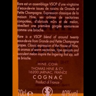 Cognac Hine Rare VSOP