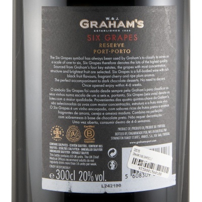Porto Graham's Six Grape 3 Litros