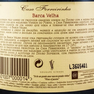 Barca Velha tinto 1999 Barca Velha tinto 1999