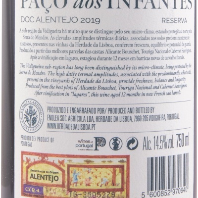 Herdade da Lisboa Paço dos Infantes Reserva Tinto 2019