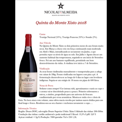 Quinta do Monte Xisto Tinto 2021