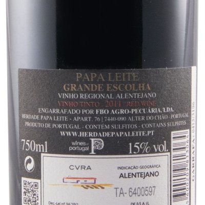 Herdade Papa Leite Religiosamente Guardado tinto 2011