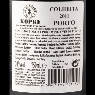 Porto Kopke Colheita 2011