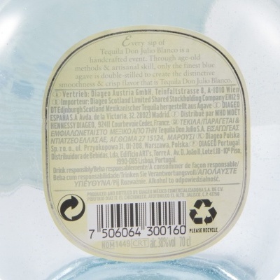 Tequila Don Julio Blanco