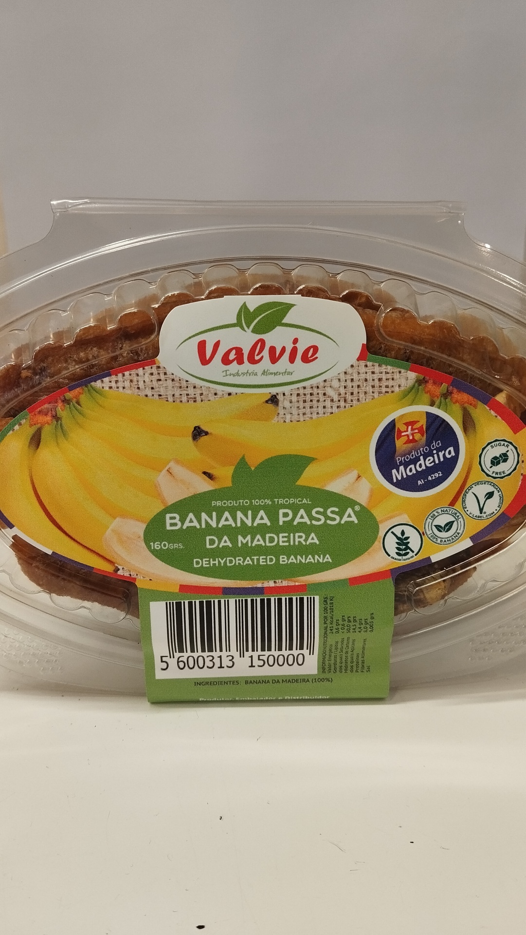 Banana&#x20;Passa&#x20;Madeira&#x20;160gr