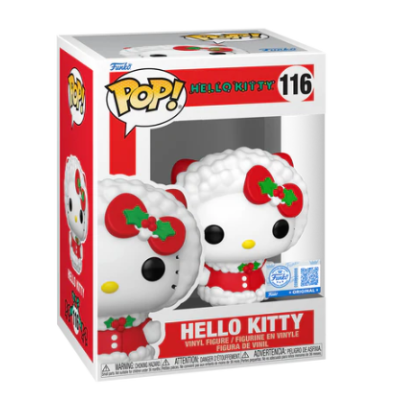 * PRÉ-RESERVA * Funko POP! Sanrio Hello Kitty & Friends HELLO KITTY (HOLIDAY) EXCLUSIVE #116