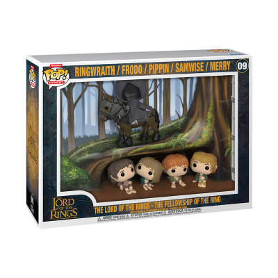 * PRÉ-RESERVA * Funko POP! Moment Deluxe Movies The Lord Of The Rings The Fellowship of the Ring - Ringwraith / Frodo / Pippin / Samwise / Merry #09