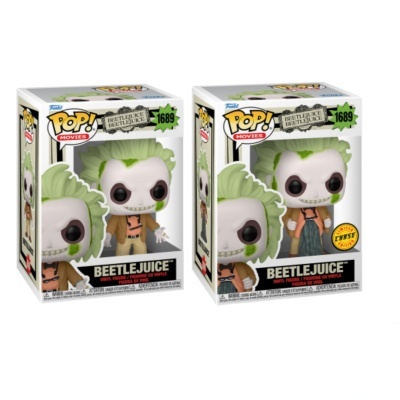 Funko POP! Movies Beetlejuice Bettlejuice #1689 CHASE BUNDLE