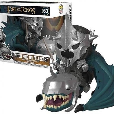 * PRÉ-RESERVA * Funko POP! Ride Movies: LORD OF THE RINGS  - Witch King on Fellbeast - 63