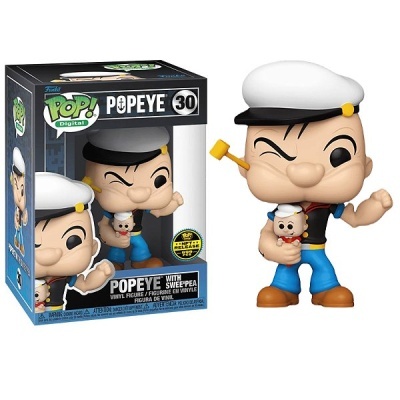 Funko POP! Digital NFT Television Popeye With Sweepea Exclusive #30