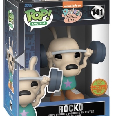 Funko POP! Digital NFT Television Rocko's Modern Life Rocko Exclusive #141