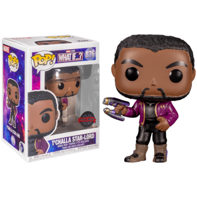 Funko Pop! Marvel What If: T'challa Star-Lord (unmasked) - Exclusive - 876