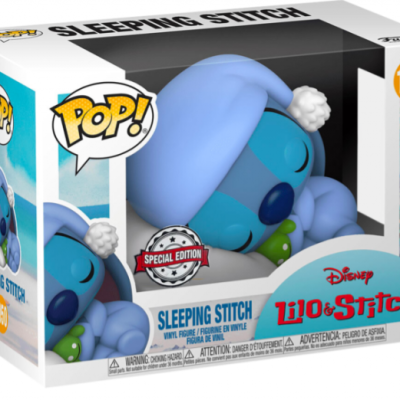 * PRÉ-RESERVA * Funko POP! Disney Lilo & Stitch Stitch Sleeping EXCLUSIVE #1050