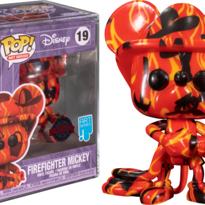 Funko POP! Disney: Artist Series - FireFighter Mickey - Exclusive - 19