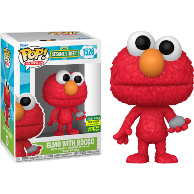 Funko POP! Television: Sesame Street - Elmo with Rocco - 2024 Summer Convention Exclusive - 1526