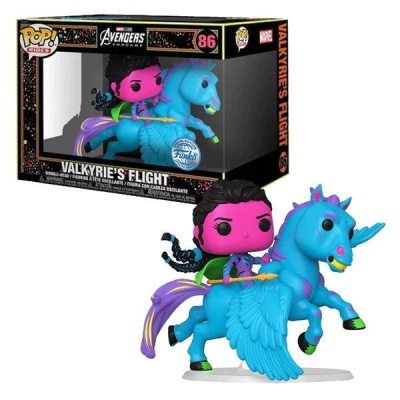 Funko POP! Rides Marvel: Avengers Endgame - Valkyrie's Flight - Black Light - Exclusive - 86