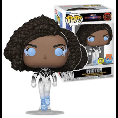 Funko POP! Marvel: The Marvels - Photon - GITD - PX Previews Exclusive - 1250